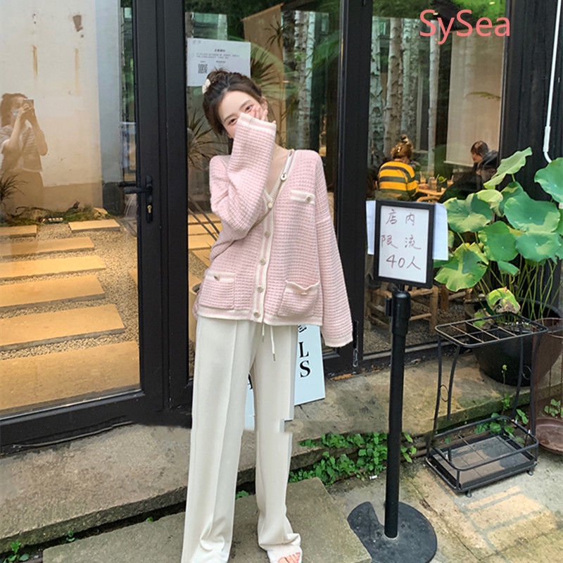 Áo Khoác Cardigan Dệt Kim Phong Cách Hàn Quốc Xinh Xắn Cho Nữ