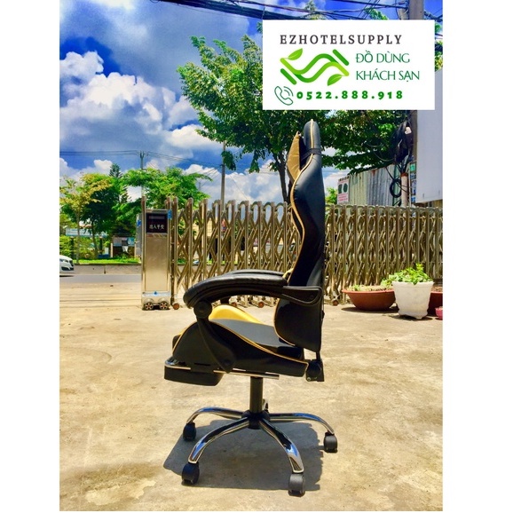 GHẾ GAMING CHAHO CÓ GÁC CHÂN / GHẾ GAMING CHÂN XOAY