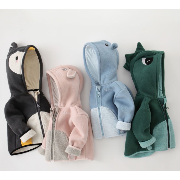 Áo khoác nỉ cho bé trai và bé gái