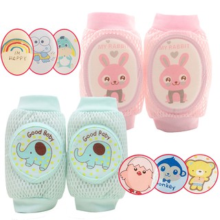 Cặp miếng đệm đầu gối khuỷu tay với miếng lót lưới bảo vệ an toàn cho trẻ đang tập đi