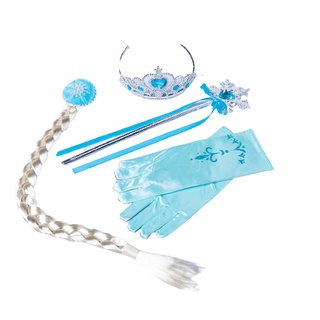 [Elsa của bé] Phụ kiện hóa trang ELSA cho bé (VƯƠNG MIỆNG+GẬY THẦN)