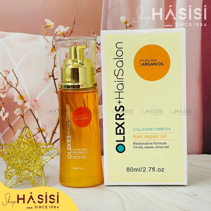 Dầu Dưỡng Tóc OLEXRS - Collagen Complex Hair Repair Oil 80ml