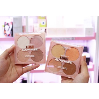 Phấn bất sáng true match lumi glow nude illuminating palette