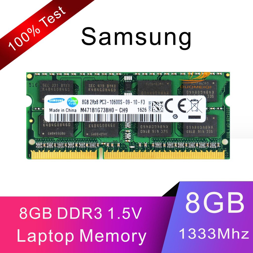 Ram laptop Samsung - 8GB/ DDR3/ 1333Mhz