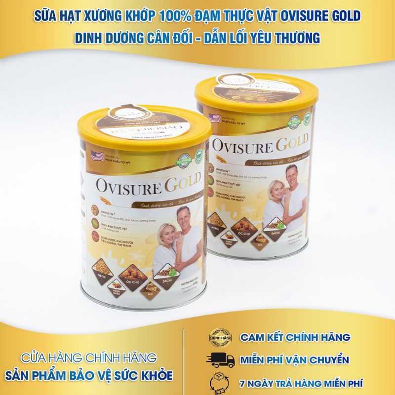 Sữa Ovisure gold combo 3 hộp sữa Ovisure glod tặng 1 hộp