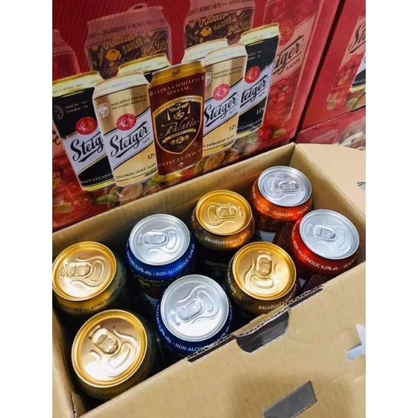 Bia Steiger trái cây 0 độ hsd 9/2025