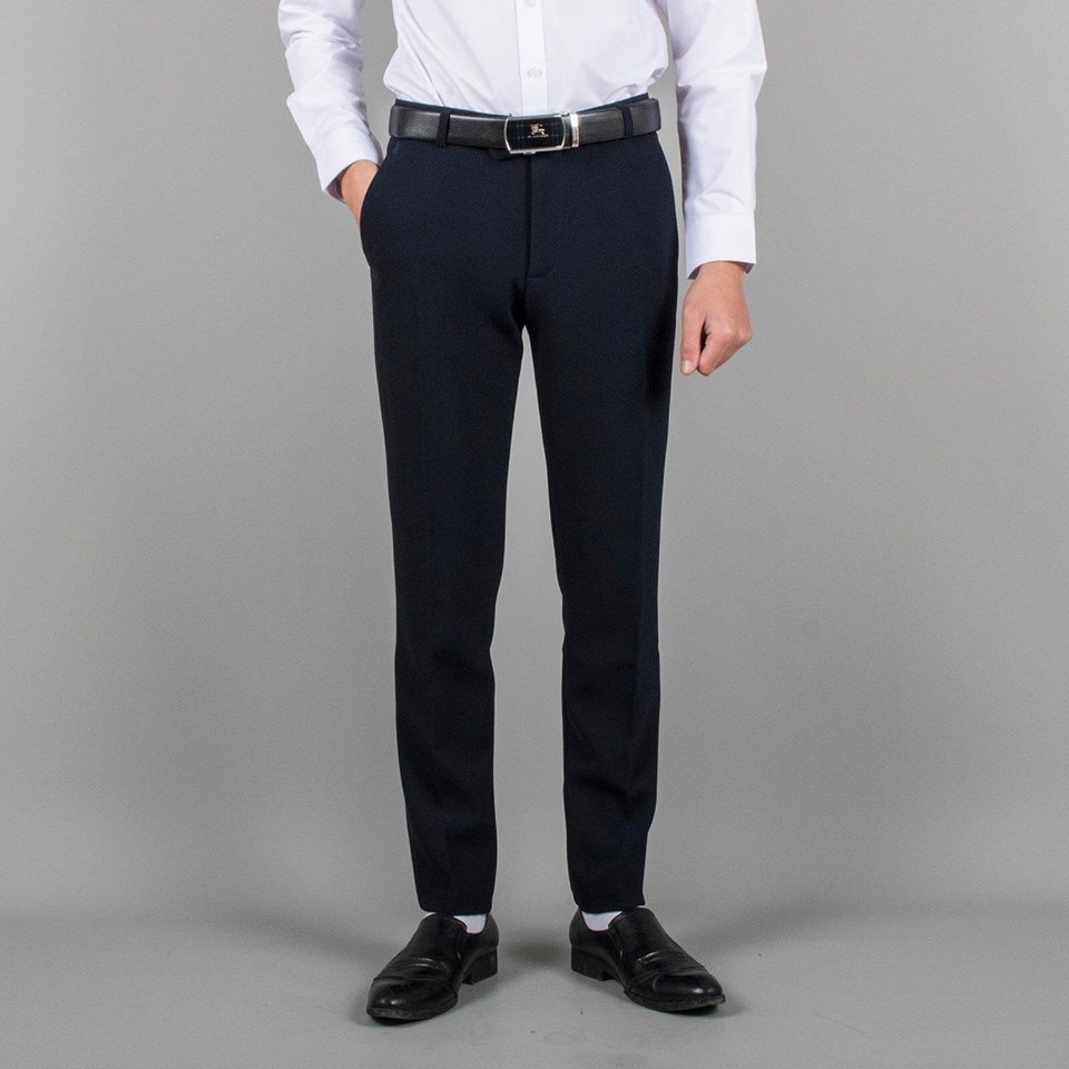Quần âu nam đen công sở form đẹp, chất Kate Hàn co dãn nhẹ | BigBuy360 - bigbuy360.vn