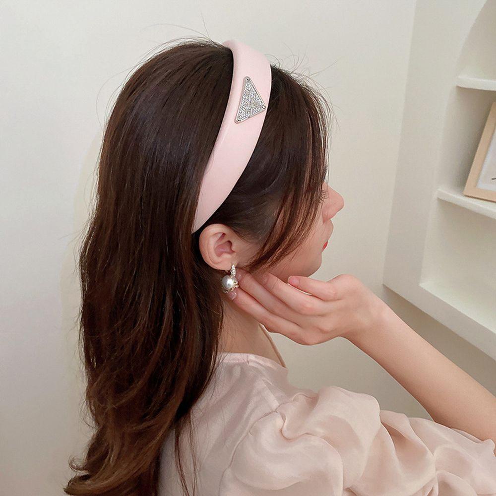 Băng Đô Cài Tóc Hình Tam Giác Đính Đá Zircon Thanh Lịch Cho Nữ|Băng Đô