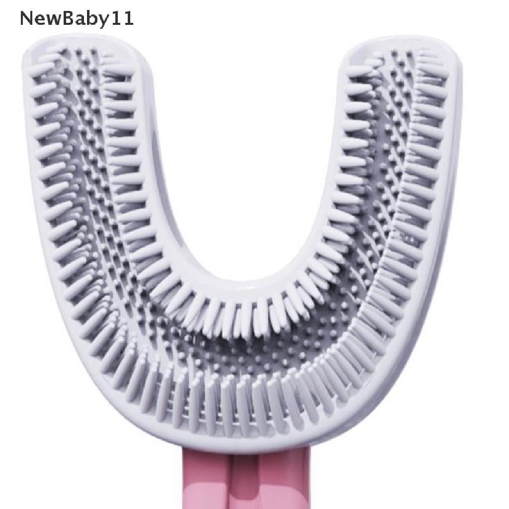 Bàn Chải Đánh Răng Silicone Hình Chữ U Cho Bé