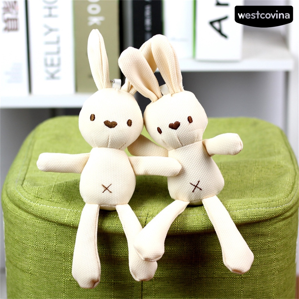 [Mới]❀Thú Nhồi Bông Hình Con Thỏ Mềm Mại Bằng Cotton PP