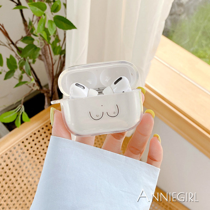 Vỏ Đựng Bảo Vệ Hộp Sạc Tai Nghe Airpods 1 / 2 Bằng Silicone