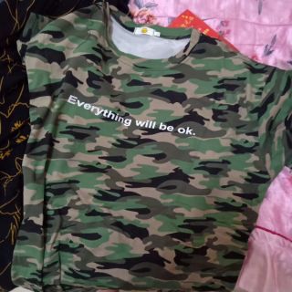 Áo phông camo everything ulzzang