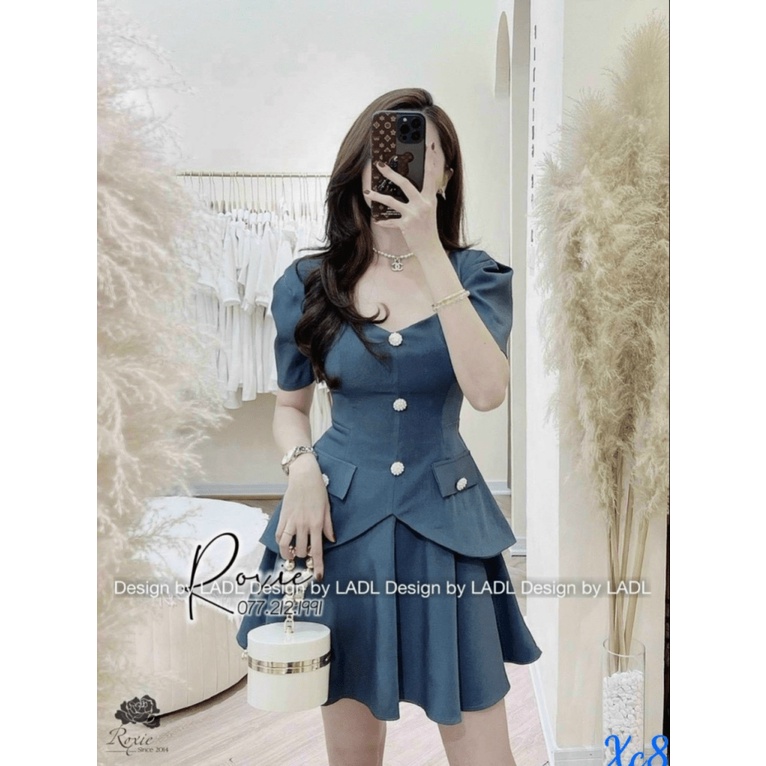 SET VÁY COTTON LẠNH SANG TRỌNG QUÝ PHÁI UP thoi trang shop valentina