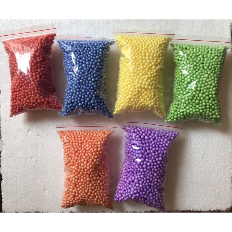 Hạt Xốp Tròn Màu Trang Trí Giáng Sinh, Trang Trí Phòng, derco siêu đẹp