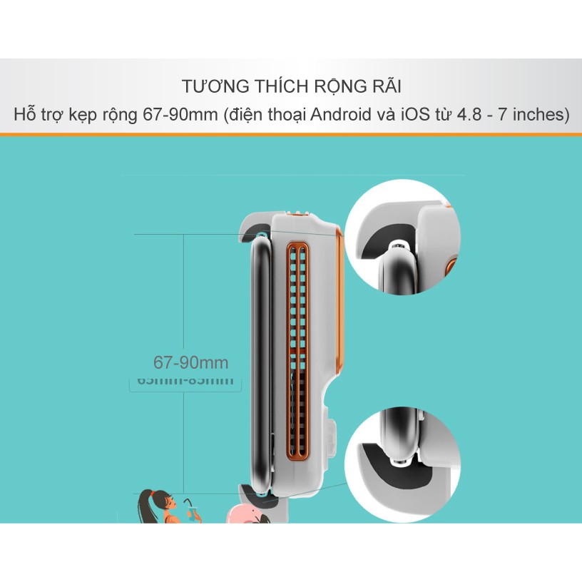 Quạt Tản nhiệt cho điện thoại MEMO DL03 phong cách Retro cực đẹp làm lạnh nhanh 3 chế độ với giao diện Type-C