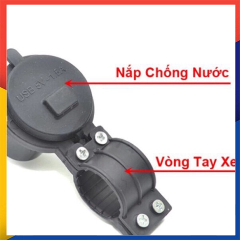 SẠC ĐIỆN THOẠI CHO XE MÁY–XE ĐIỆN SIÊU KHỎE