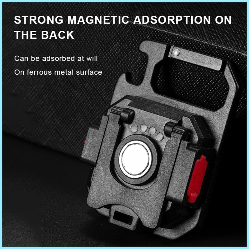 Đèn Pin Mini COBs 7 Chế Độ Kèm Móc Khóa Bỏ Túi Tiện Dụng