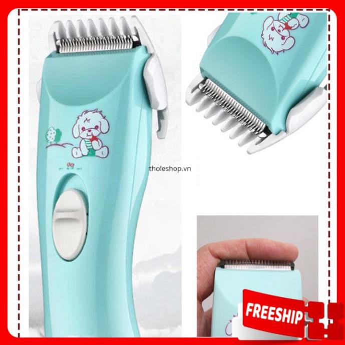 Tông đơ cắt tóc 🔖1 ĐỔI 1 🔖 Tông đơ cắt tóc cho trẻ clipper, cường độ tiếng ồn thấp, không làm tổn thương da 7163
