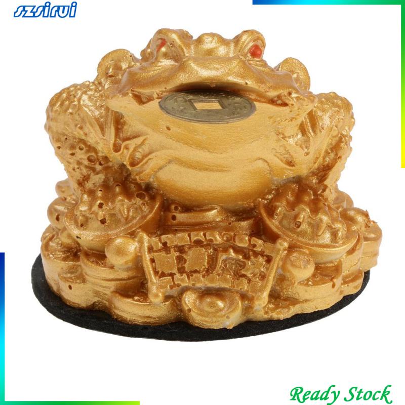 Mô Hình Tượng Ếch Con Vàng Phong Thủy Trung Hoa