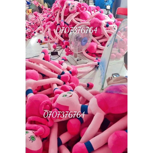 90cm THÚ BÔNG Nhân Vật MOMMY LONG LEGS - HUGGY Dễ Thương - Chất Miniso Mềm