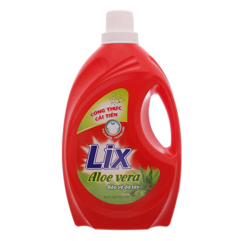 Nước giặt Lix aloe vera chai 4kg