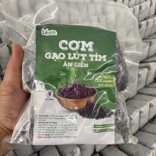 Cơm gạo lức tím than ST nấu sẵn ăn liền