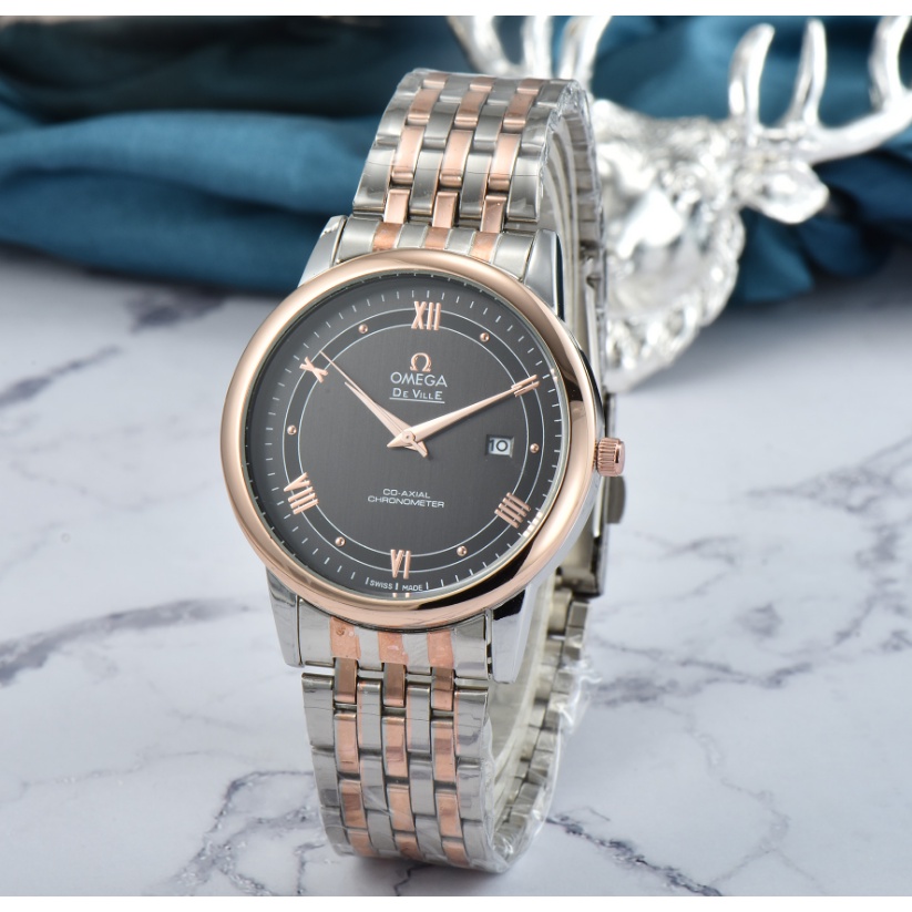 Og Đồng Hồ Đeo Tay Thời Trang Cao Cấp Bằng Thép Không Gỉ Tinh Tế Đơn Giản Và Tinh Tế Dành Cho Nam