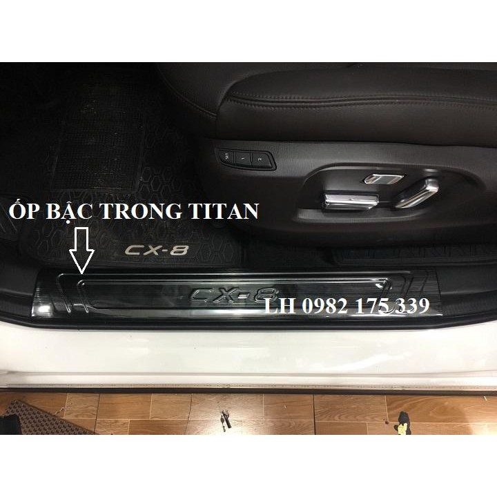 ỐP BẬC TRONG TITAN THEO XE MAZDA CX8 2019 - 2021