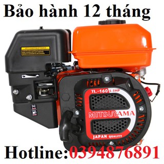 Máy nổ – động cơ xăng mitsuyama tl-160 màu cam