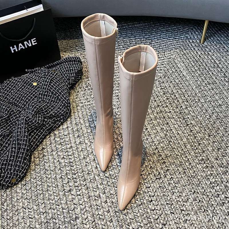Giày bốt mũi nhọn thiết kế thời trang mùa thu đông cho nữ