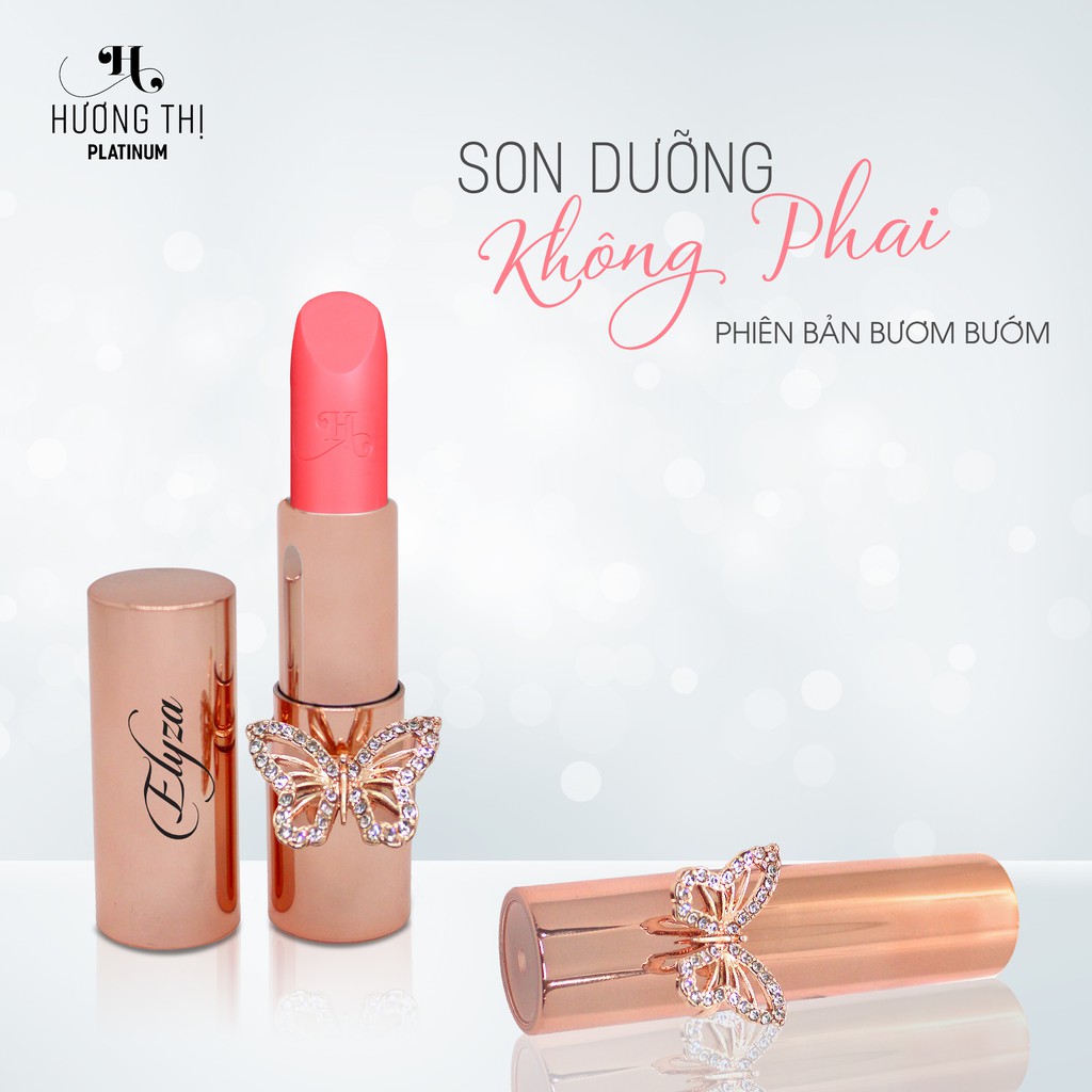 Son Dưỡng Môi Không Phai Elyza Hương Thị Siêu Sang – Phiên Bản Bươm Bướm (Hồng Đáng Yêu)