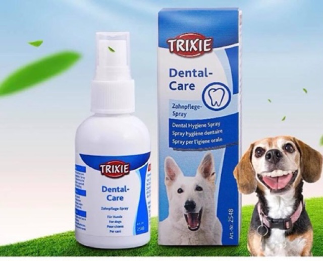 Xịt vệ sinh răng miệng TRIXIE Dental Care dành cho cún mèo mẫu mới 2021