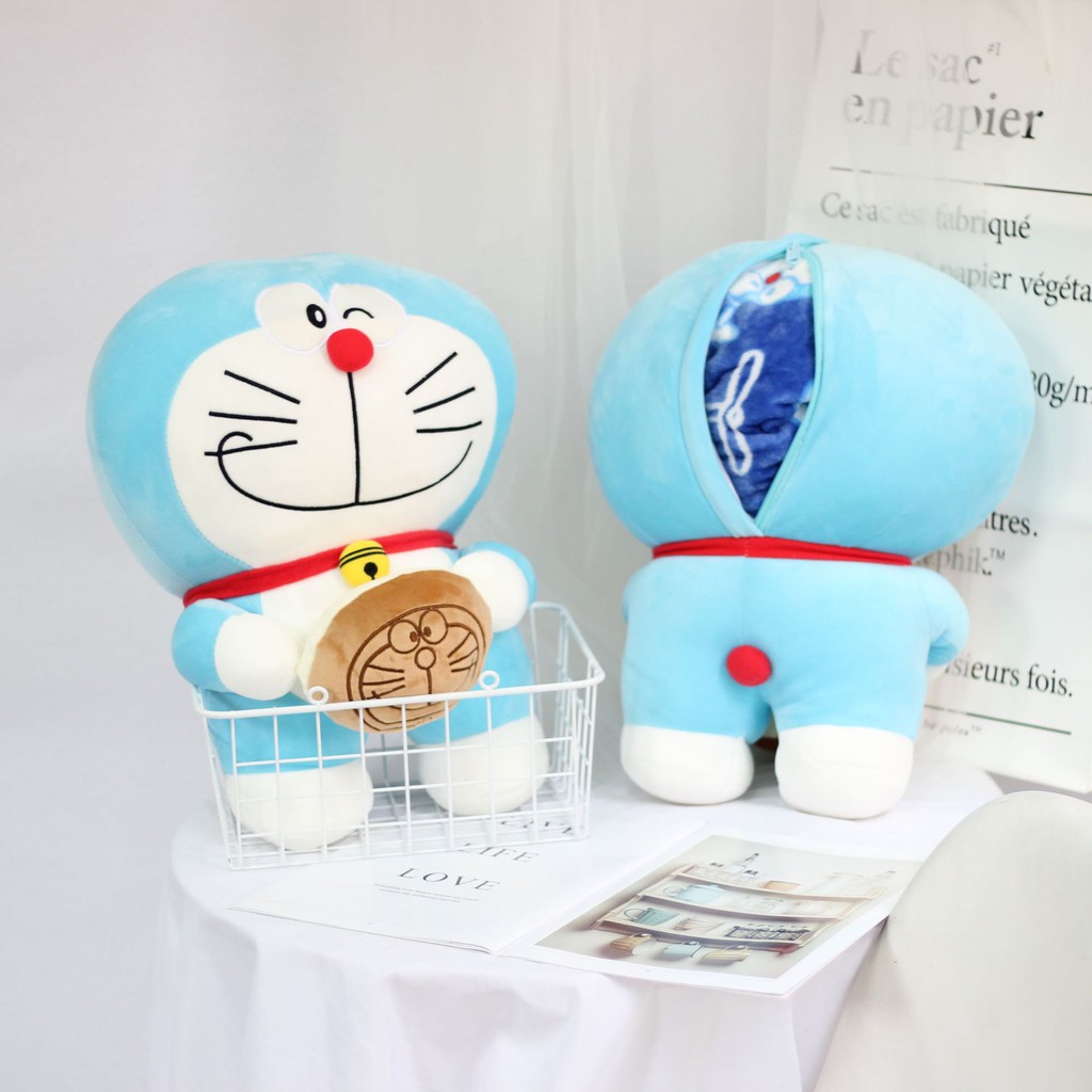 Gấu mền DORAEMON kèm mền 1m5