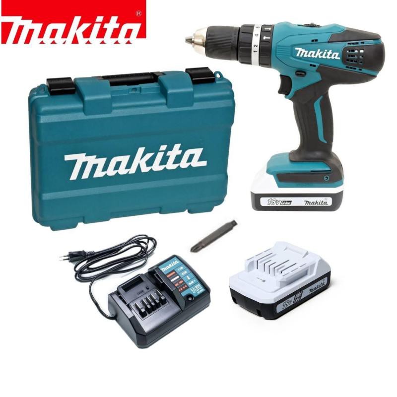 Máy khoan búa chạy pin Makita HP457DWE 18V