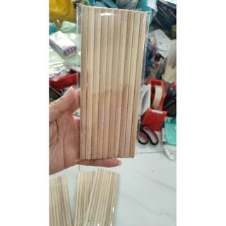 10 cây bút chì gỗ HB thân trơn