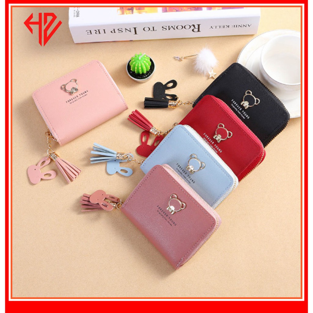 VÍ NỮ CẦM TAY FROM KOREA SIÊU CẤP CHÚ GẤU V248 HOT TREND 2019 | BigBuy360 - bigbuy360.vn