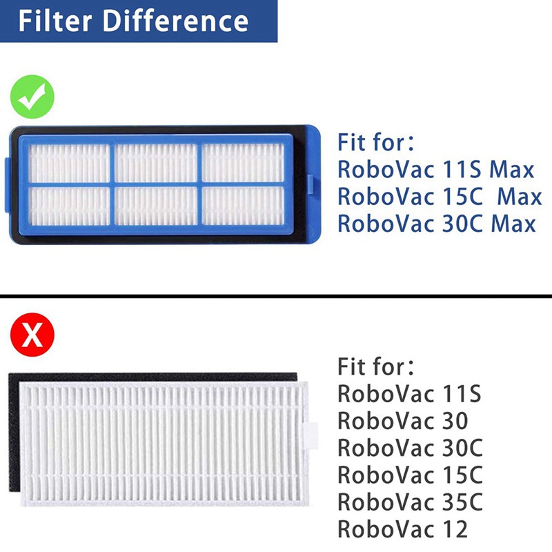 Bộ Phận Thay Thế Cho Robot Hút Bụi Thông Minh Eufy Robovac 11s Max, Roborockvac 15c Max, Roborockvac 30c Max