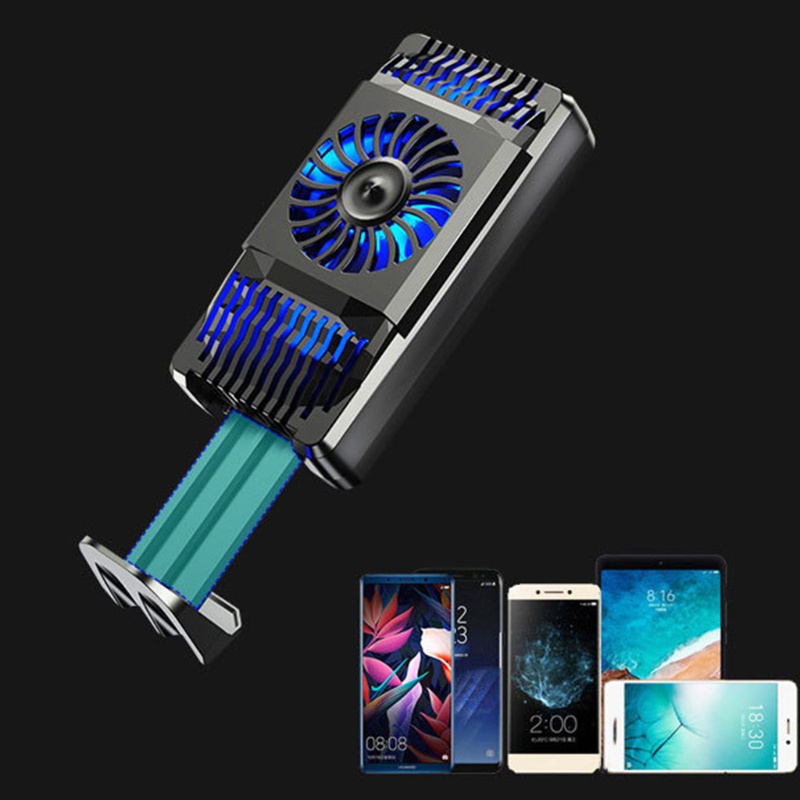 Quạt tản nhiệt 2 trong 1 bằng sứ cho điện thoại từ 4 inch đến 6.5 inches