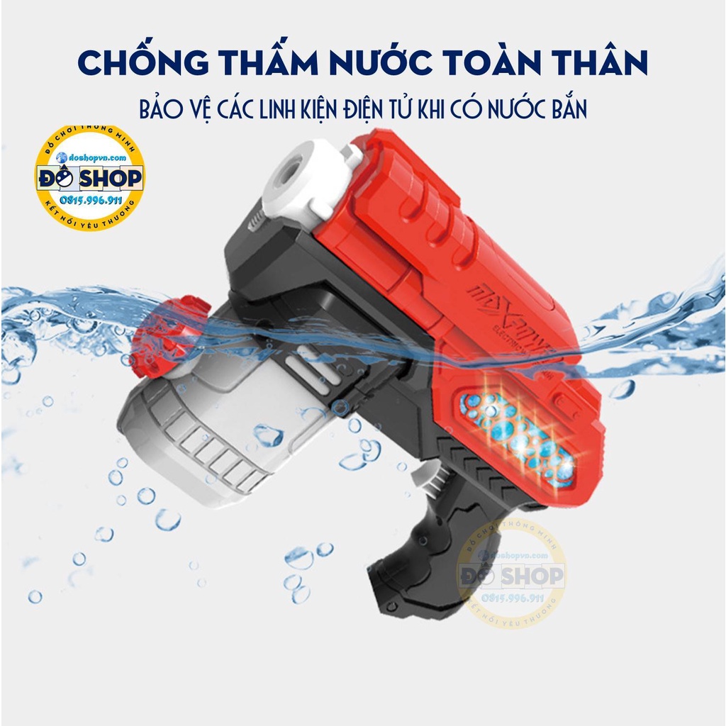 Đồ Chơi Súng Nước Pin Tự Động Áp Lực Lớn Dành Cho Bé NP1 (Tặng Kèm Pin) - Đô Shop