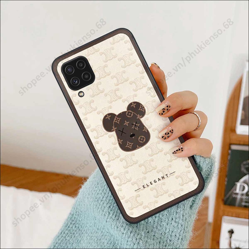 Ốp lưng điện thoại Samsung A22 4G / A22 5G elegant, gấu be@rbrick cao cấp, vỏ ốp rẻ đẹp
