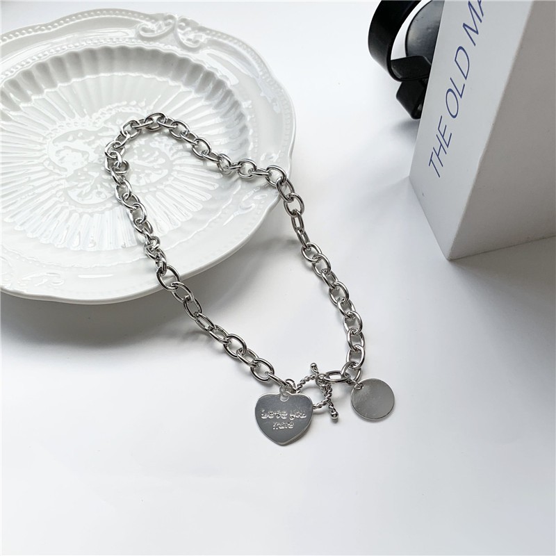 Dây chuyền vòng cổ tim xích mẫu 2