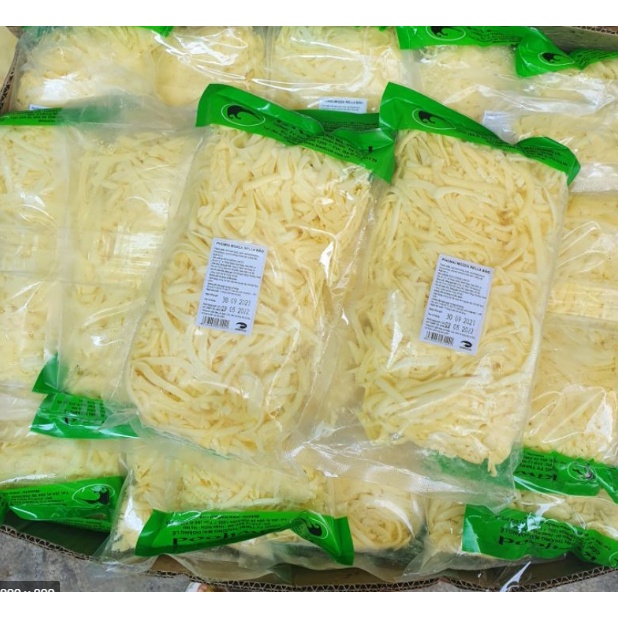 Phô mai mozzarella bào Uruguay - 1kg