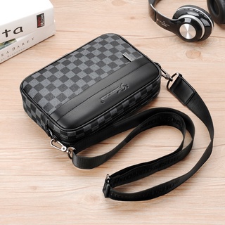 Túi Đeo Chéo Nam Thời Trang KẺ KARO DA PU