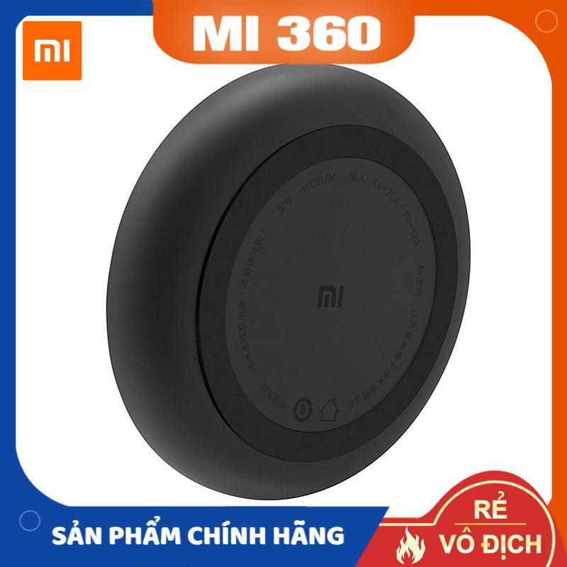 [Mã 2404EL10K giảm 10K đơn 20K] Đế sạc không dây Xiaomi WPC01ZM chuẩn Qi Chính Hãng