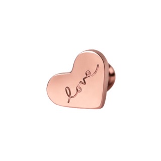 Hạt Charm Heart đồng hồ