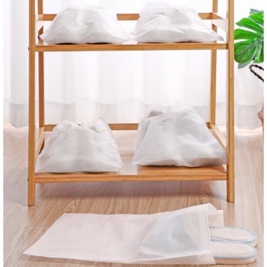 Túi Đựng Giày Đa Năng Vải Không Dệt, Miệng Dây Rút Du Lịch  MN01