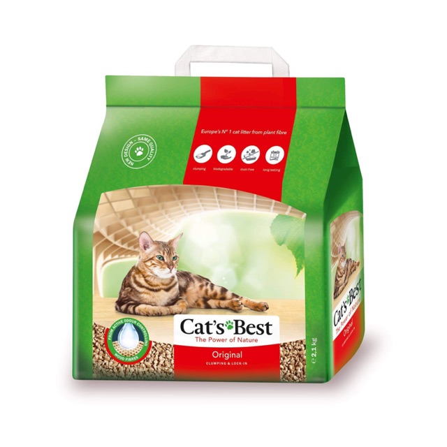 Cát vệ sinh hữu cơ cho mèo CAT'S BEST Original 5L