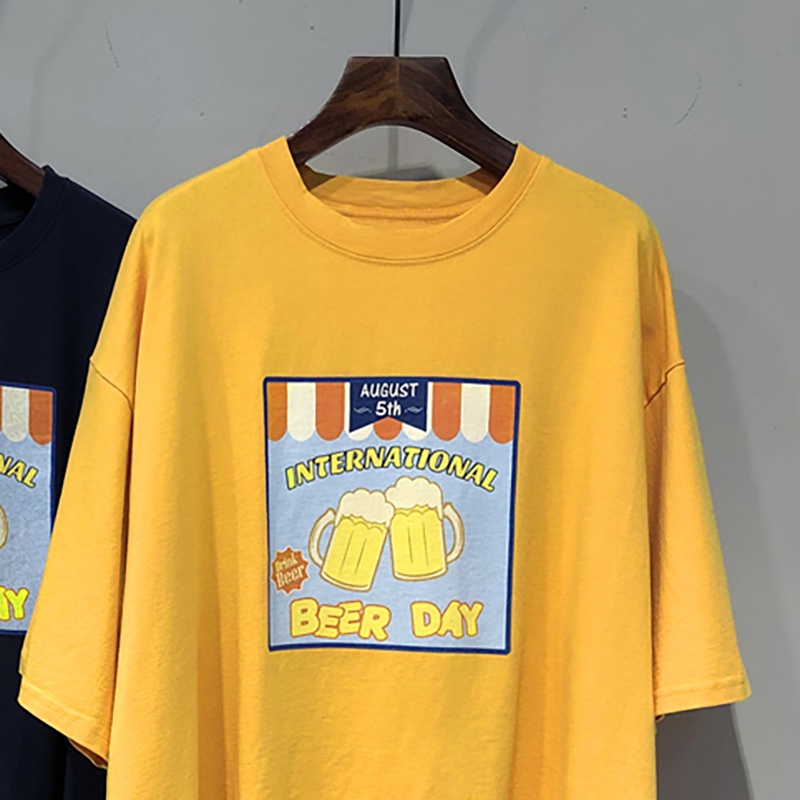 NRVP Áo Thun Tay Ngắn Cổ Tròn Thời Trang Mùa Hè Phong Cách Hàn Quốc 2022 Cho Nam Và Nữ