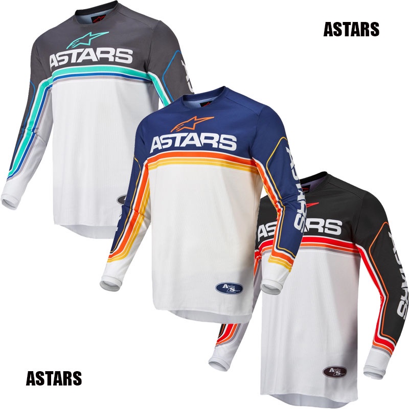 Áo Thun Thể Thao Tay Dài Nhanh Khô In Chữ Moto GP ASTARS Moto GP Racing Jersey AAA