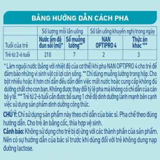 Sữa Nan Optipro 4 1.6kg, HMO (2-6 tuổi)